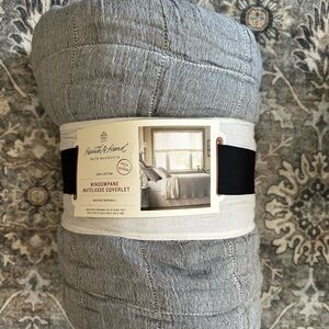 Hearth and Hand with Magnolia 
Windowpane matelasse coverlet